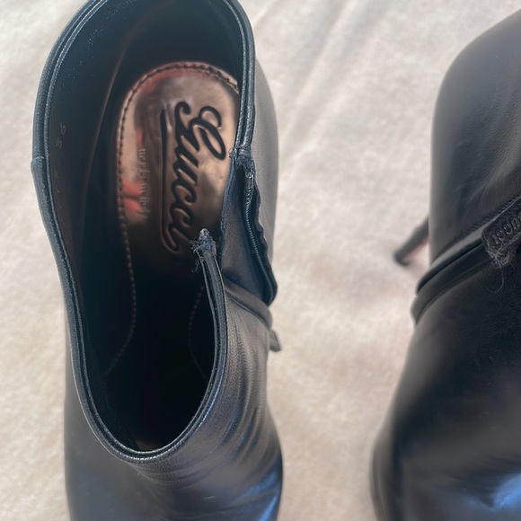 Gucci black ankle heels 36 platform - Picture 3 of 7